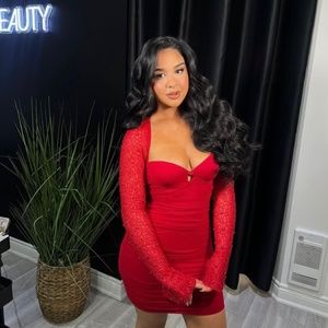 Oh Polly St Germain Dress - Red